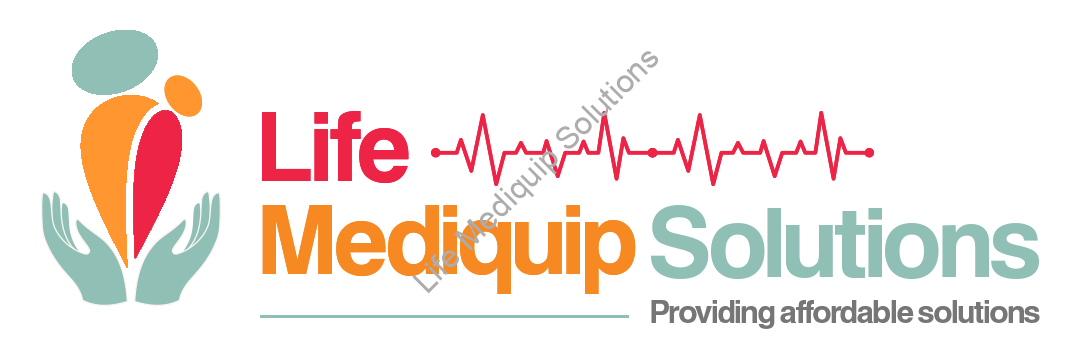 Lifemediquip White Logo