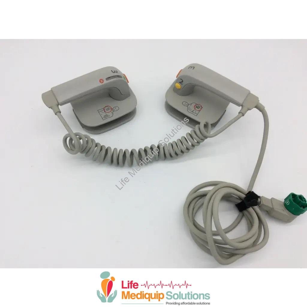 PHILIPS EXTERNAL HARD PADDLE 6 philips-external-hard-paddles-defibrillator-